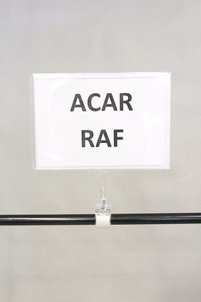 نظم دهنده کمد سفید پلاستیک Acar Raf - کد 457002646