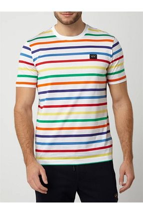 تیشرت سایز بزرگ صورتی مردانه T-Shirt Paul&Shark - کد 661699627