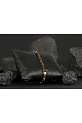 دستبند جواهر قهوه ای زنانه سنگ طبیعی OSMANLI DOĞAL TAŞ - کد 661753977