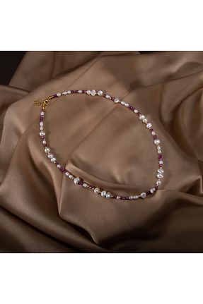 گردنبند جواهر رنگی زنانه سنگ OSMANLI DOĞAL TAŞ - کد 661821705