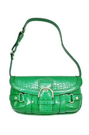 کیف دوشی سبز زنانه چرم مصنوعی Posh Bags - کد 662067980