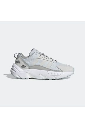 کفش اسنیکر طوسی مردانه بند دار adidas - کد 662564770