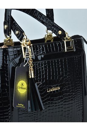 کیف دستی مشکی زنانه سایز متوسط LivKors - کد 85932810