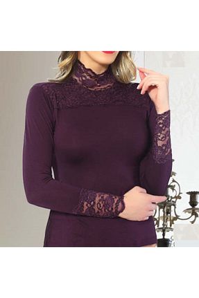 بادی بنفش زنانه پنبه ای Altınay - کد 86067933