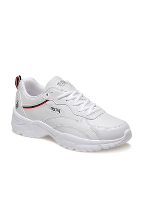کفش اسنیکر سفید مردانه بند دار U.S. Polo Assn. - کد 86603044