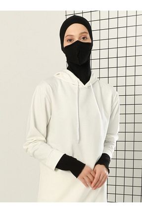 کلاه شنای حجاب مشکی زنانه Ecardin - کد 94458783