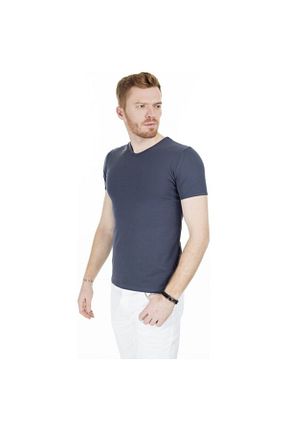تیشرت طوسی مردانه اسلیم فیت Cazador - کد 95299109