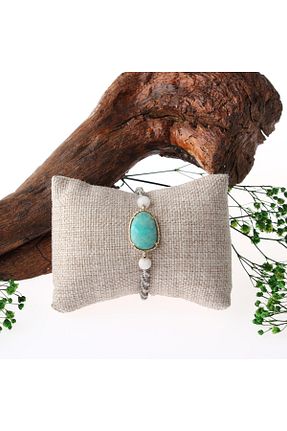 دستبند جواهر آبی زنانه سنگ طبیعی OSMANLI DOĞAL TAŞ - کد 661549707