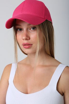 کلاه صورتی زنانه پنبه ای MARBERRY - کد 290768987