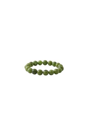 دستبند جواهر سبز زنانه سنگ طبیعی کد 661959885