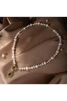 گردنبند جواهر رنگی زنانه سنگ OSMANLI DOĞAL TAŞ - کد 661827917