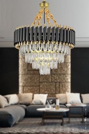 لوستر مشکی آلومینیوم Avizemoda - کد 662237945