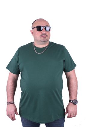 تی شرت سبز مردانه سایز بزرگ کد 656146255