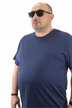 تی شرت آبی مردانه سایز بزرگ کد 656338169