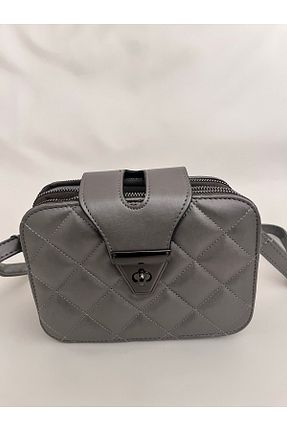 کیف دستی طوسی زنانه ابعاد کوچک Farah Butik - کد 662721465
