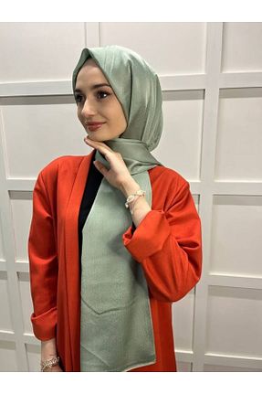 شال سبز زنانه پلی استر Cosie - کد 662845181
