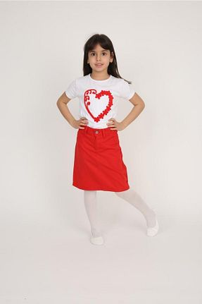 ست بالاتنه و پائین تنه قرمز بچه گانه بافتنی Dıgıl Kids - کد 662776880