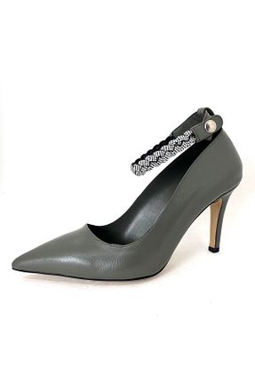 کفش استایلیتو سبز پاشنه نازک D&A İzland Shoes - کد 663664067