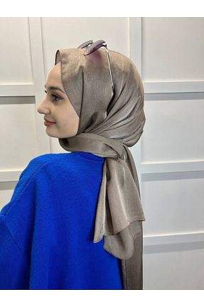 شال قهوه ای زنانه پلی استر Cosie - کد 662852914
