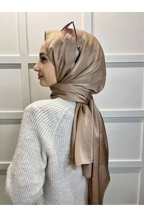 شال قهوه ای زنانه پلی استر Cosie - کد 662869918