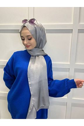شال طوسی زنانه پلی استر Cosie - کد 662886718