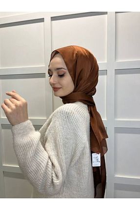 شال قهوه ای زنانه پلی استر Cosie - کد 662892188