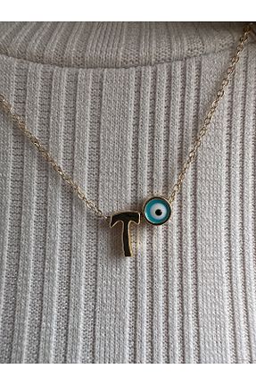 گردنبند جواهر طلائی زنانه روکش طلا Everglow Jewelry - کد 663731379