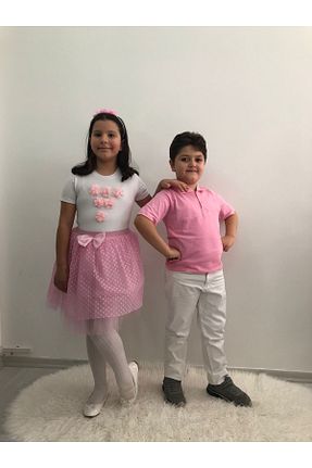 ست بالاتنه و پائین تنه صورتی زنانه بافتنی Genel Markalar - کد 663770832