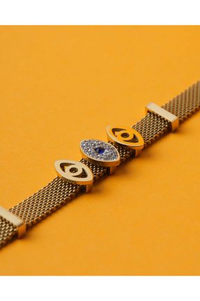 دستبند استیل (فولاد) زرد زنانه استیل (فولاد) Venüs Accessory - کد 660328566