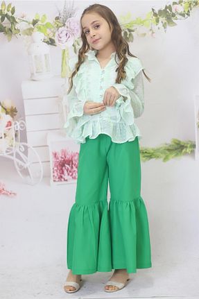 کت و شلوار سبز بچه گانه ویسکون Fox Life Kids - کد 664959296