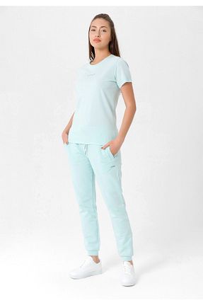 شلوار کرمگن فیروزه ای زنانه رگولار Looker Club - کد 665005698