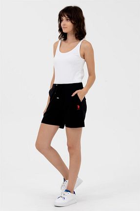شلوارک و برمودا مشکی زنانه Straight U.S. Polo Assn. - کد 664975827