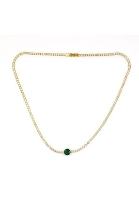 گردنبند نقره طلائی زنانه Medcezir Silver - کد 302965740