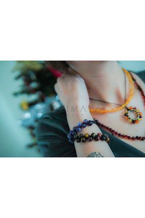 دستبند جواهر قهوه ای زنانه سنگ طبیعی Sofi Maya - کد 664352323