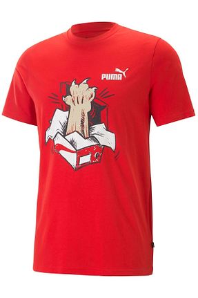 تیشرت قرمز زنانه رگولار Puma - کد 664872767