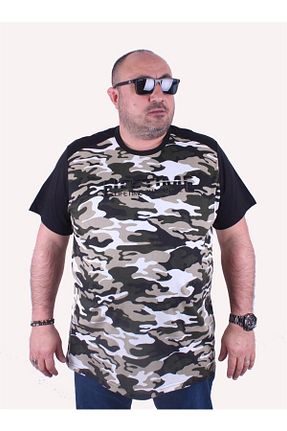 تیشرت سایز بزرگ خاکی مردانه T-Shirt MocGrande - کد 665380086