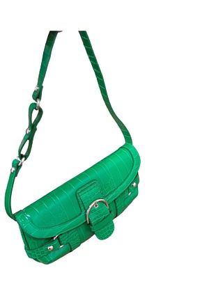 کیف دوشی سبز زنانه چرم مصنوعی ESTUTE - کد 665646494