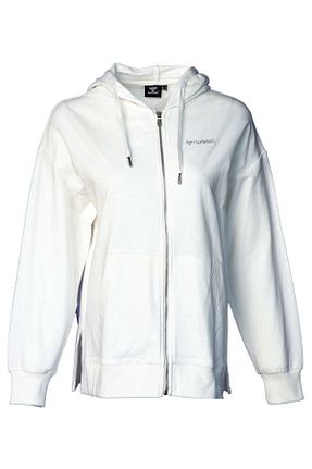 سوئیشرت سفید زنانه ساده hummel - کد 666014902