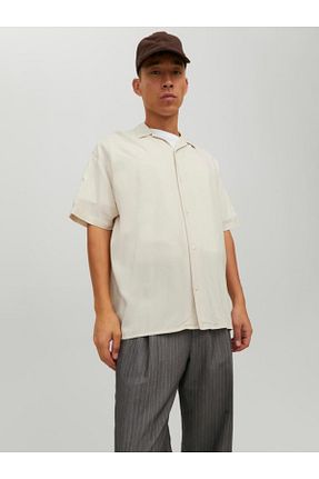پیراهن بژ مردانه Relaxed Jack & Jones - کد 666189736