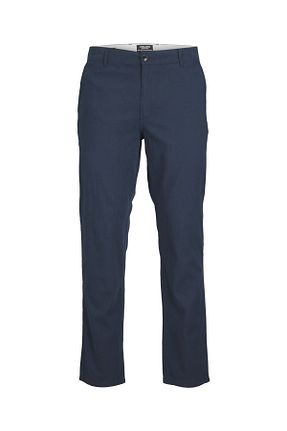 شلوار سرمه ای مردانه کتان Jack & Jones - کد 666581701