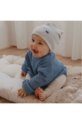 پلیور آبی بچه گانه ساده Sparrow Laurel - کد 665621019
