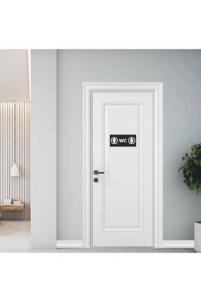تزئینات درب مشکی چوب enmalife - کد 314395548