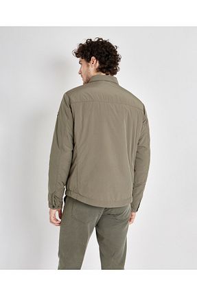 کت سایز بزرگ خاکی مردانه پلی استر Paul&Shark - کد 666090404