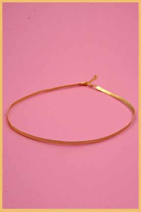 گردنبند جواهر طلائی زنانه روکش طلا کد 666148379