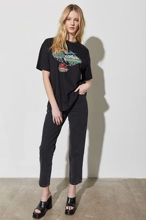 شلوار جین مشکی زنانه پاچه تنگ Wrangler - کد 666168794