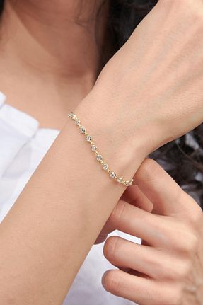 دستبند نقره سفید زنانه 925 عیار Tmt Silver - کد 666186692