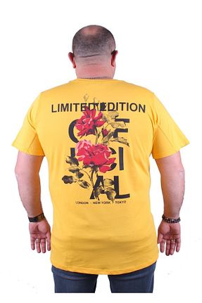 تیشرت سایز بزرگ زرد مردانه T-Shirt MocGrande - کد 665937246