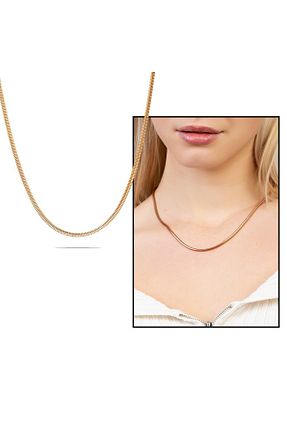 گردنبند استیل ( فولاد ) زرد زنانه استیل (فولاد) Okyanus Silver - کد 656185127