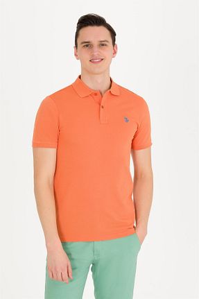 تیشرت نارنجی مردانه رگولار U.S. Polo Assn. - کد 666872433