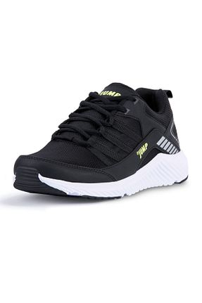 کفش پیاده روی مشکی مردانه میکروفیبر Jump - کد 87574130